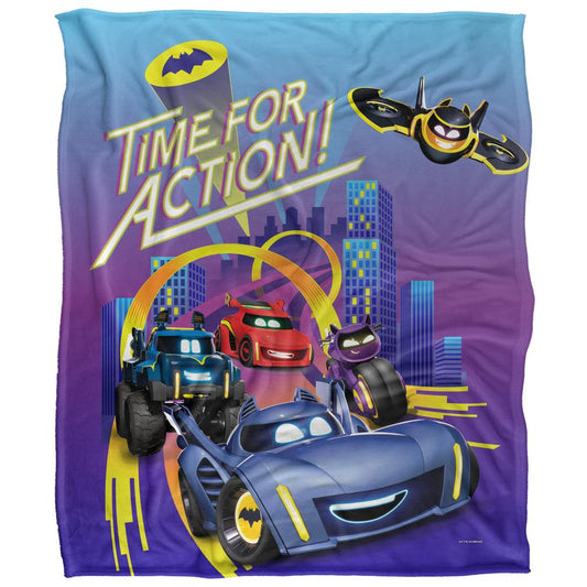 Multicoloured - Front - Batwheels Time For Action Blanket