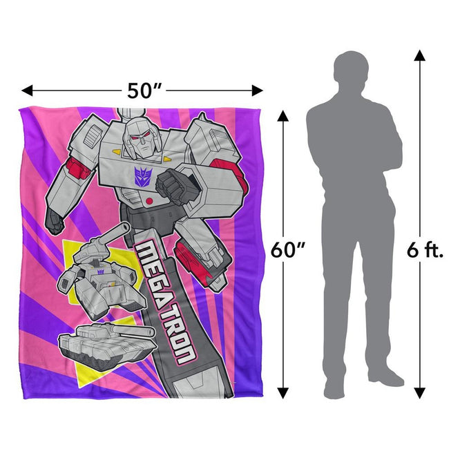White - Pack Shot - Transformers Megatron Blanket
