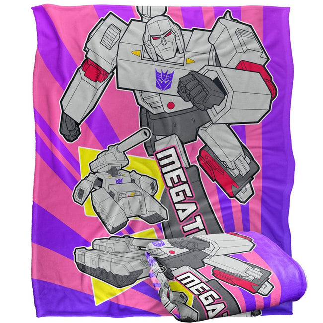 White - Side - Transformers Megatron Blanket