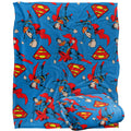 Multicoloured - Side - Superman All-Over Print Blanket
