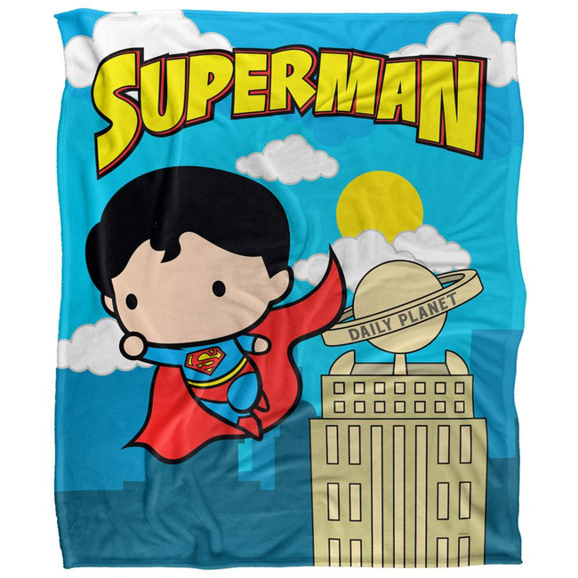 Multicoloured - Front - Superman Chibi Blanket
