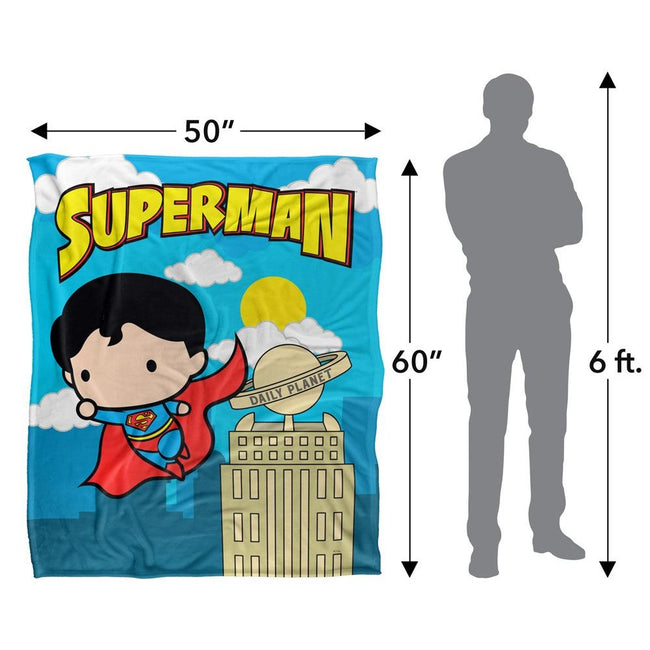 Multicoloured - Pack Shot - Superman Chibi Blanket