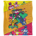 Multicoloured - Front - Power Rangers Megazord Blanket