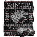 Multicoloured - Back - Game Of Thrones Winter Is Coming Fair Isle Blanket