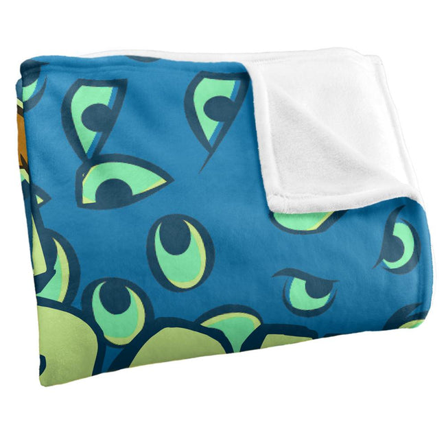 Multicoloured - Side - Scooby Doo Ruh Roh Eyes Blanket