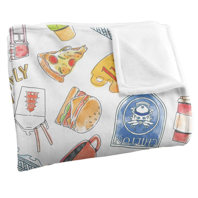 Multicoloured - Side - Gilmore Girls Icons Blanket