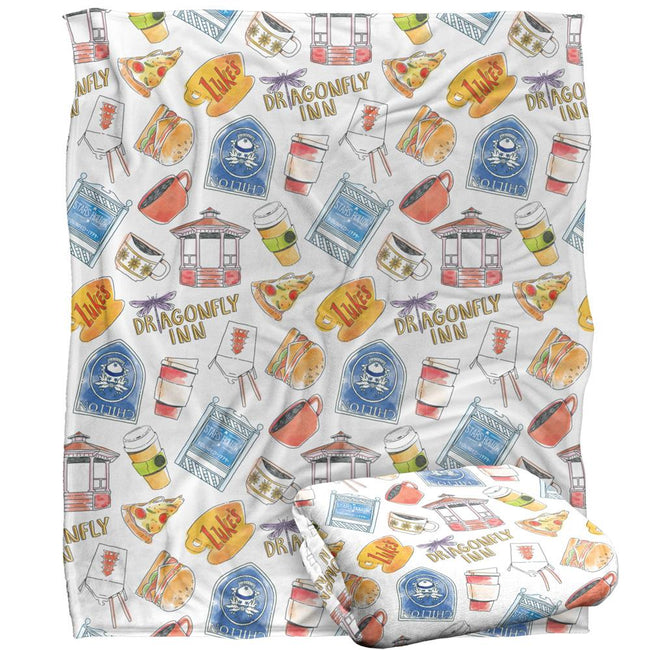 Multicoloured - Back - Gilmore Girls Icons Blanket