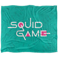 Multicoloured - Front - Squid Game Logo Blanket