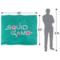 Multicoloured - Pack Shot - Squid Game Logo Blanket