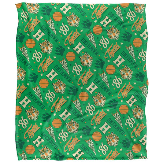 Multicoloured - Front - Stranger Things Hawkins High Blanket