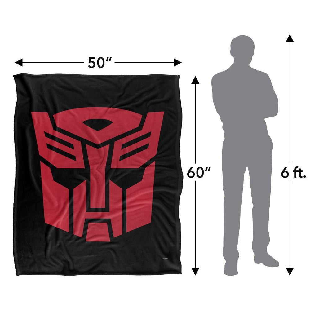 Multicoloured - Pack Shot - Transformers Autobots Logo Blanket
