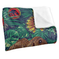 Multicoloured - Side - Jurassic Park Tropical Blanket