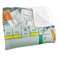 Multicoloured - Side - Monopoly Game Scene Blanket