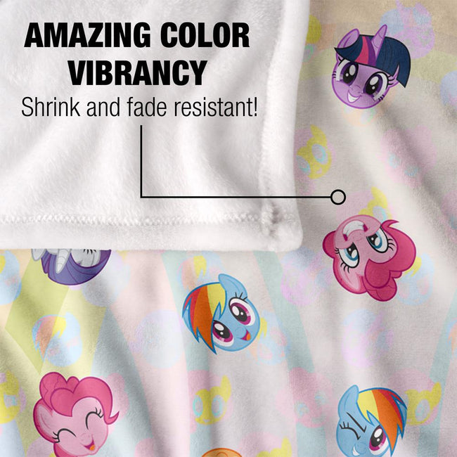 Multicoloured - Lifestyle - My Little Pony Faces Blanket