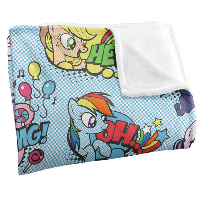 Multicoloured - Side - My Little Pony Pop Art Blanket
