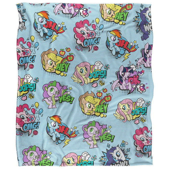 Multicoloured - Front - My Little Pony Pop Art Blanket