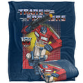 Multicoloured - Back - Transformers Optimus Prime Blanket