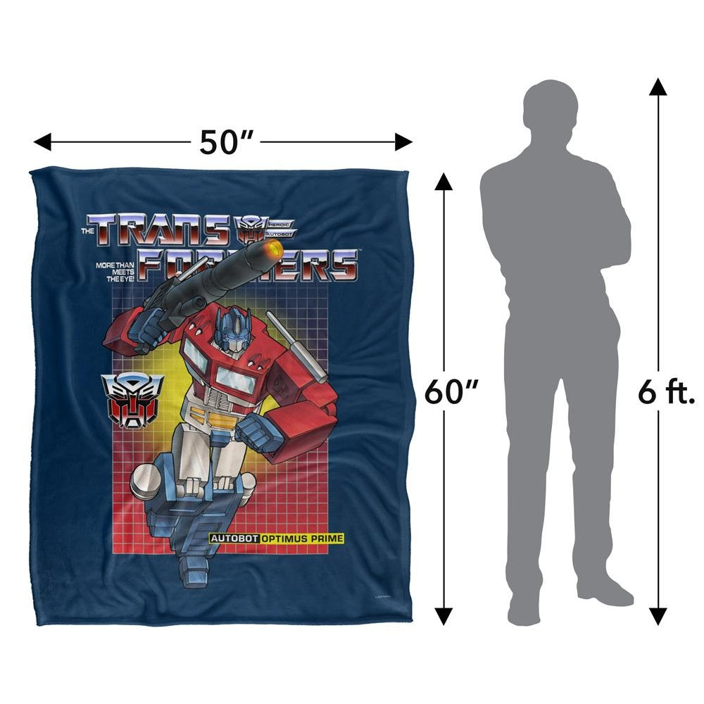 Multicoloured - Pack Shot - Transformers Optimus Prime Blanket