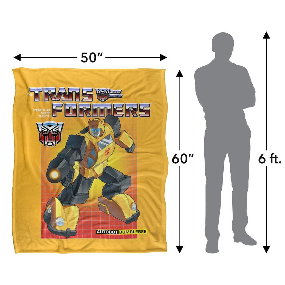 Multicoloured - Pack Shot - Transformers Bumblebee Blanket