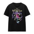 Black - Front - Little Mermaid Unisex Adult Ariel & Ursula Anime T-Shirt