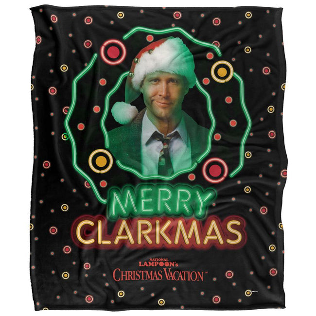 Multicoloured - Front - National Lampoon´s Christmas Vacation Merry Clarkmas Headshot Blanket