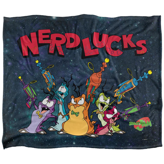 Multicoloured - Front - Space Jam Nerdlucks Blanket