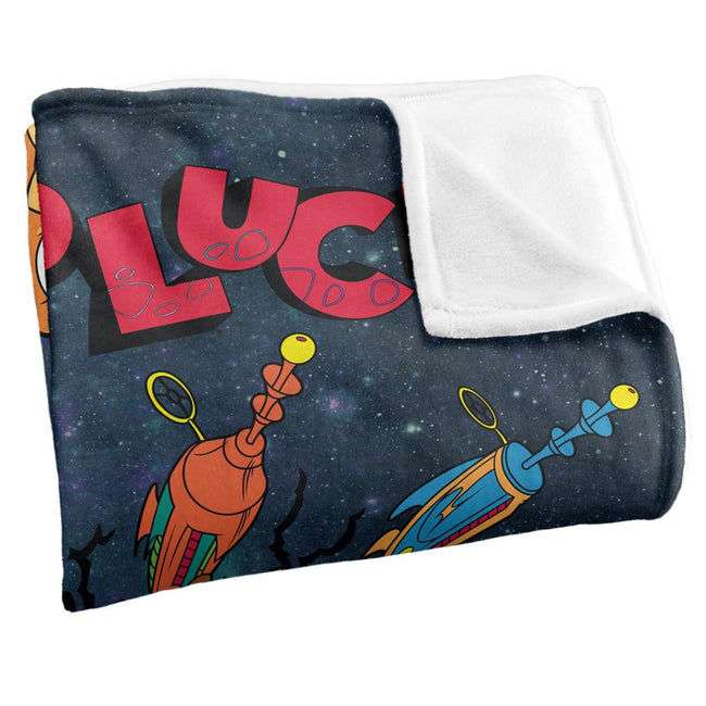 Multicoloured - Back - Space Jam Nerdlucks Blanket