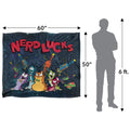 Multicoloured - Pack Shot - Space Jam Nerdlucks Blanket