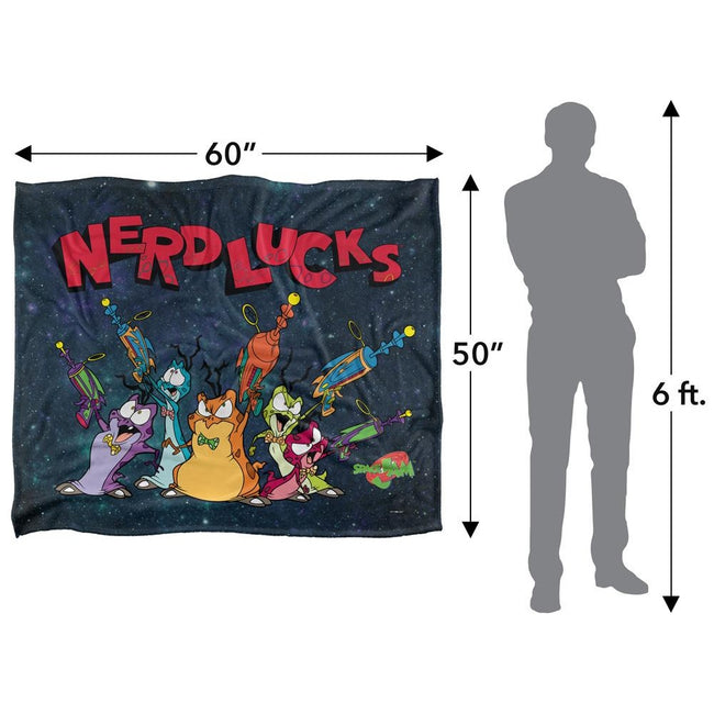 Multicoloured - Pack Shot - Space Jam Nerdlucks Blanket