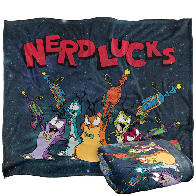 Multicoloured - Side - Space Jam Nerdlucks Blanket