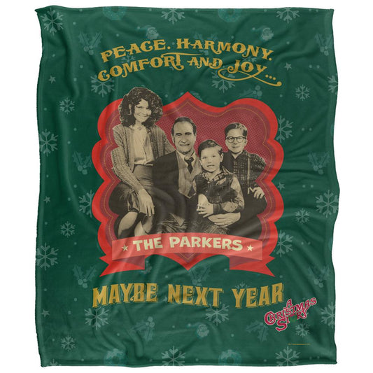Multicoloured - Front - A Christmas Story Peace, Harmony, Comfort And Joy Blanket