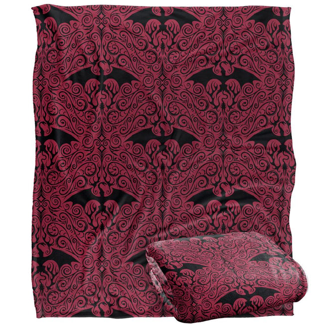Multicoloured - Side - Game Of Thrones Dragon Pattern Blanket