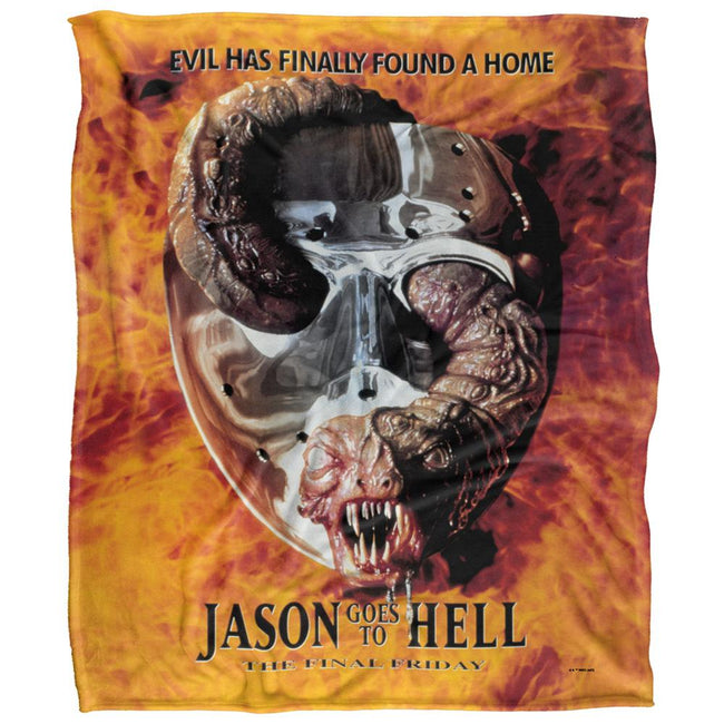 Multicoloured - Front - Friday The 13th Jason Goes To Hell Poster Blanket