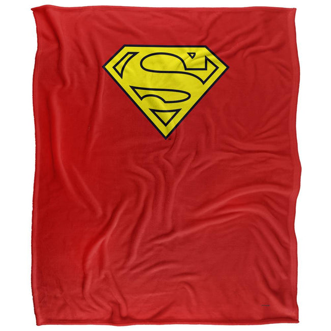 Multicoloured - Front - Superman Small Logo Blanket