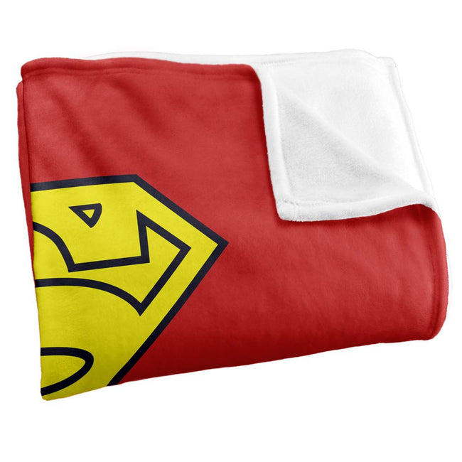 Multicoloured - Back - Superman Small Logo Blanket