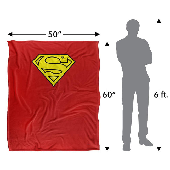 Multicoloured - Pack Shot - Superman Small Logo Blanket