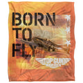 Multicoloured - Front - Top Gun: Maverick Born To Fly Blanket