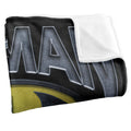 Multicoloured - Back - Batman Batmobile Logo Blanket