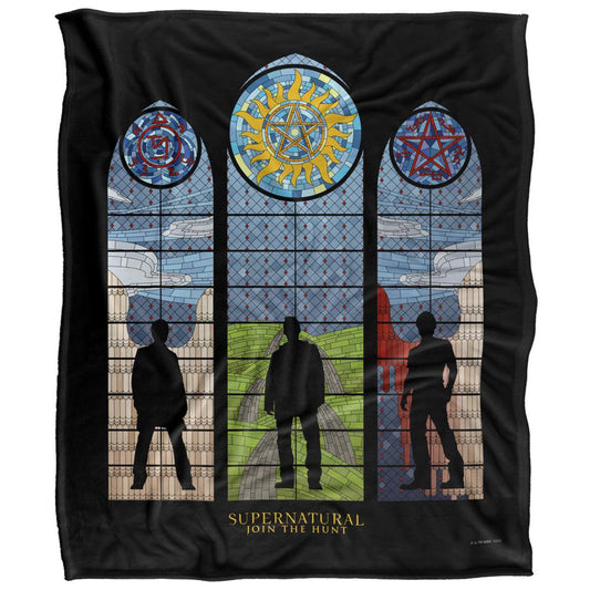Multicoloured - Front - Supernatural Stained Glass Blanket