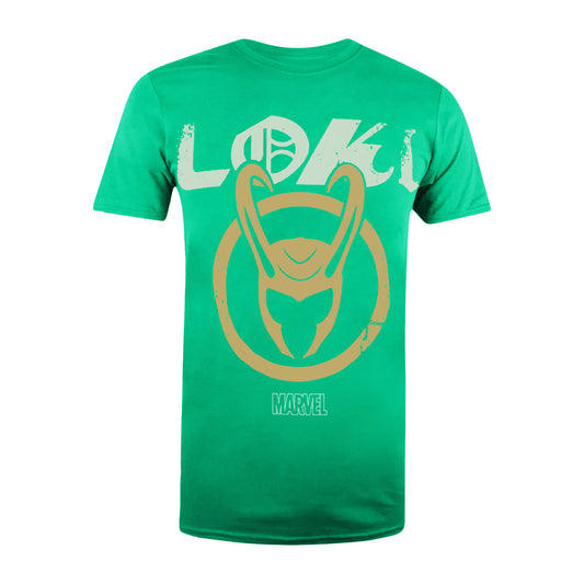 Kelly Green - Front - Loki Mens Emblem Cotton T-Shirt
