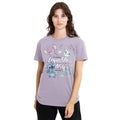 Lavender - Lifestyle - Lilo & Stitch Womens-Ladies Lovable Misfit Classic Soft T-Shirt