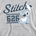 Heather Grey - Side - Lilo & Stitch Unisex Adult 626 Sports Sweatshirt