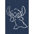 Heather Navy - Lifestyle - Lilo & Stitch Unisex Adult Sketch T-Shirt