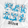 White - Back - Lilo & Stitch Unisex Adult Graphic Blocks T-Shirt