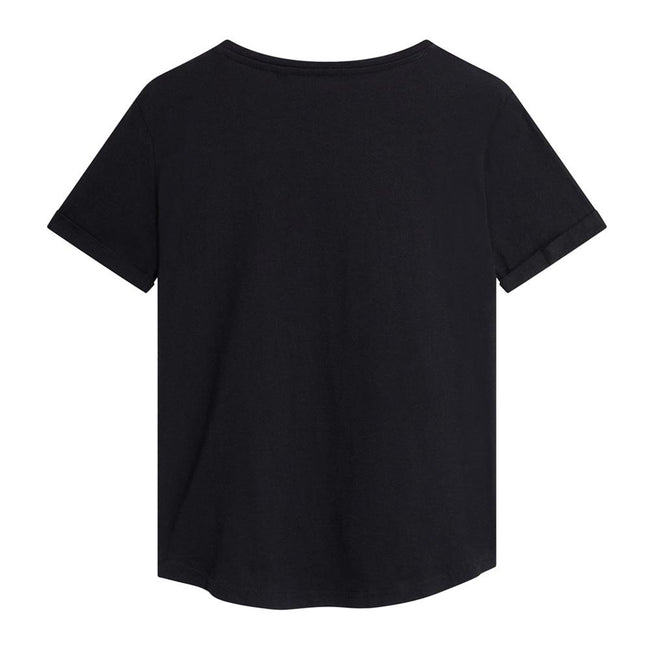 Black - Pack Shot - K-Pop Demon Hunters Womens-Ladies Logo Fashion T-Shirt