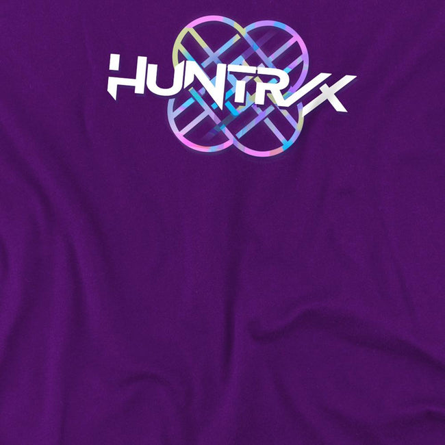 Purple - Back - K-Pop Demon Hunters Childrens-Kids Pastel Logo T-Shirt