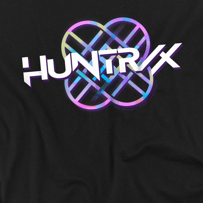 Black - Back - K-Pop Demon Hunters Childrens-Kids Pastel Logo T-Shirt
