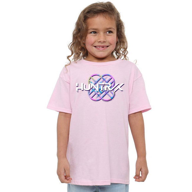 Light Pink - Lifestyle - K-Pop Demon Hunters Childrens-Kids Pastel Logo T-Shirt
