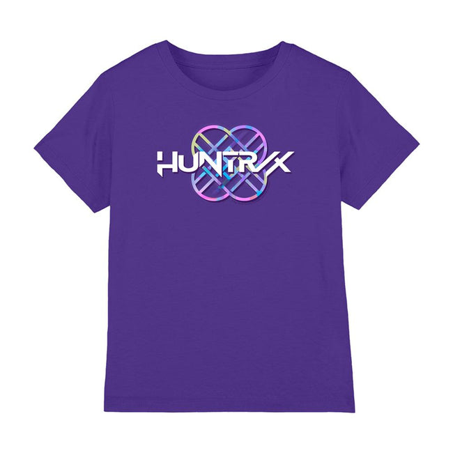Purple - Front - K-Pop Demon Hunters Childrens-Kids Pastel Logo T-Shirt