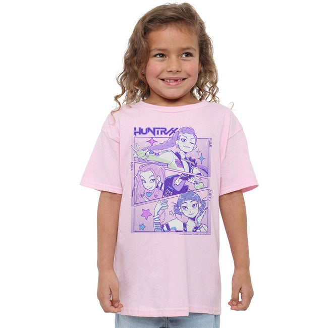 Light Pink - Lifestyle - K-Pop Demon Hunters Childrens-Kids Huntr-X Anime T-Shirt